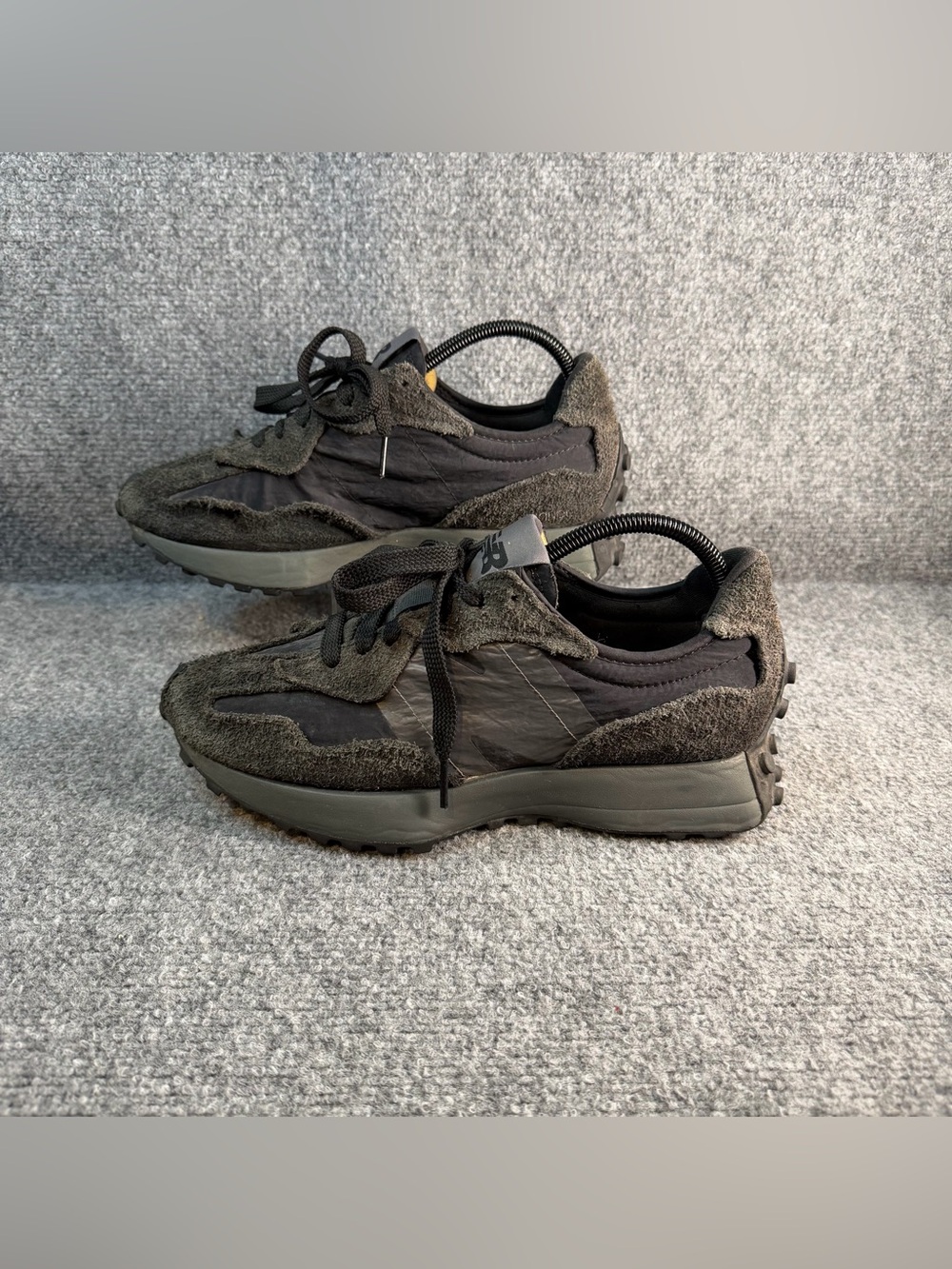 New Balance 327 Phantom Magnet Suede Sneakers Womens Size 10